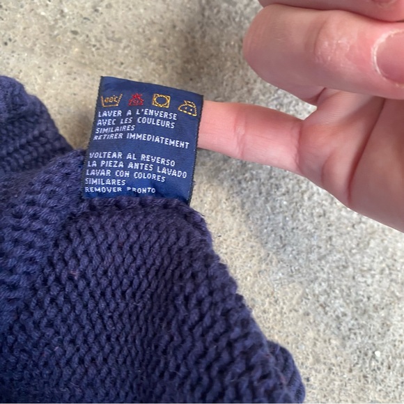 Tommy Hilfiger Oversized Wide Stripe Cotton Knit Crewneck Sweater Size XL - Picture 8 of 16